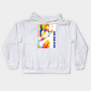 KIM JONG HYUN WPAP POP ART Kids Hoodie